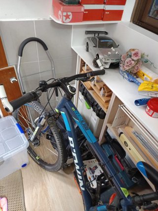 Bicicleta de Montaña Azul
