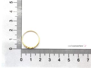 anillo oro 18k con circonita