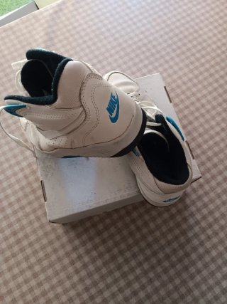 Zapatillas Nike Baloncesto Blancas y Azules