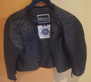 Chaqueta Moto Infantil Negra y Rosa