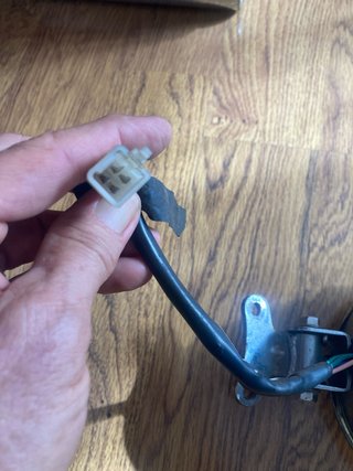Faro delantero moto clásico cromado