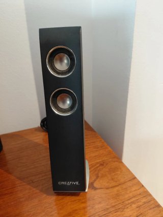 Altavoces Creative Negro/Plata