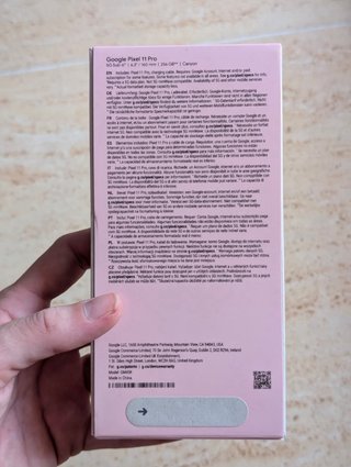 Google Pixel 11 Pro Coral 256GB Nuevo