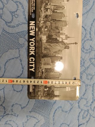 Matrícula Souvenir New York City