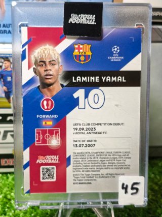 Lamine Yamal 6/50 Topps Total Football