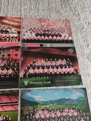 10 pósters plantilla Athletic Club Bilbao