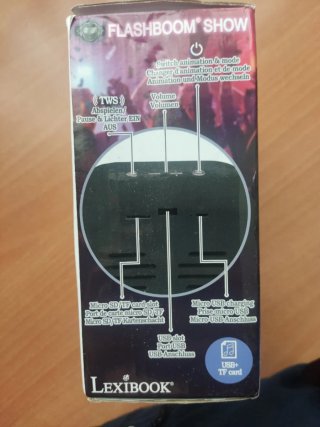 Altavoz Bluetooth LED Píxel Animado Lexibook