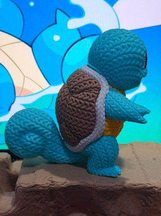Squirtle 3D Impreso Crochet