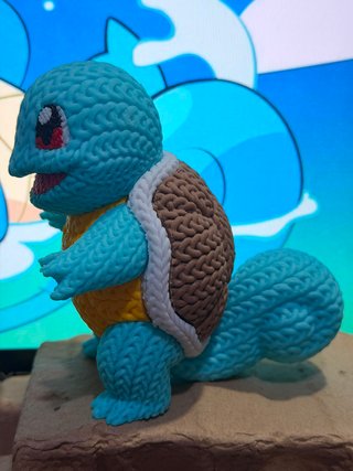Squirtle 3D Impreso Crochet