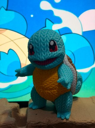 Squirtle 3D Impreso Crochet