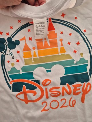 Camiseta Disney Hombre Talla L