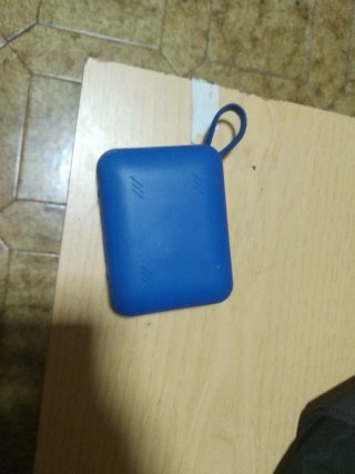 Altavoz Bluetooth azul