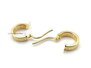 argollas oro 18k