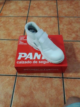Zapatos de Seguridad Panter Blancos Varios números