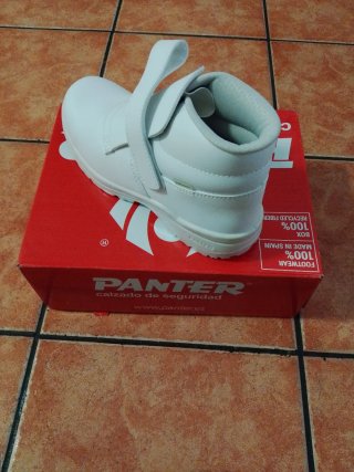 Zapatos de Seguridad Panter Blancos Varios números