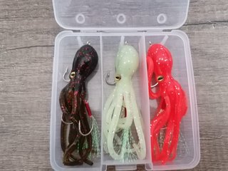 Señuelos de Pulpo para Pesca (3 uds)
