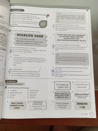 Libro de inglés Cambridge de actividades (Workbook