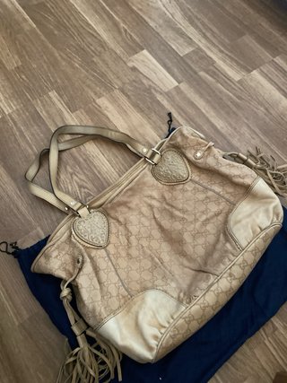 Bolso Gucci Beige Corazón