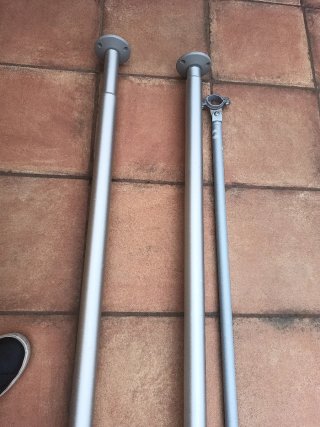 Postes telescópicos IKEA Stolmen + barra