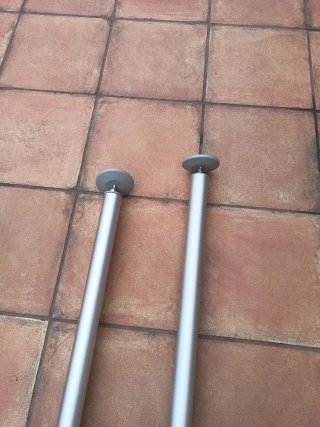 Postes telescópicos IKEA Stolmen + barra