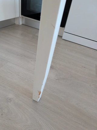 Mesa Comedor Ikea LERHAMN Madera Blanca