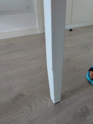 Mesa Comedor Ikea LERHAMN Madera Blanca