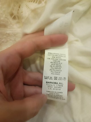 Viccio Barcelona Blusa Smanicata Bianca Taglia Uni