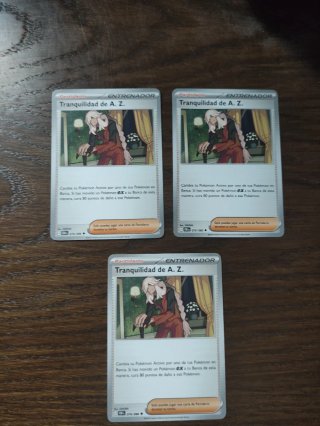 3 Cartas Entrenador Tranquilidad de A. Z.