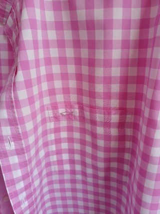 Camisa Paul & Shark cuadros rosa Talla XL