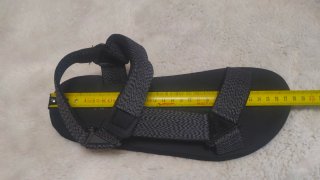 Sandalias ASOS DESIGN Trekking Negras y Gris T. 41