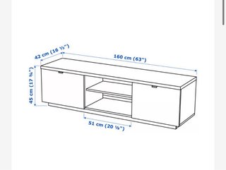 Mueble TV Blanco Ikea