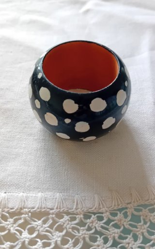 Set 4 porta tovaglioli decorati