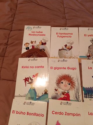 Cuentos infantiles cocinero y tableta sin usar