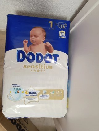 Pañales Dodot Talla 1 (2-5 kg) - 58 pañales