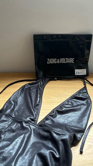 Bañador Zadig & Voltaire efecto piel negro