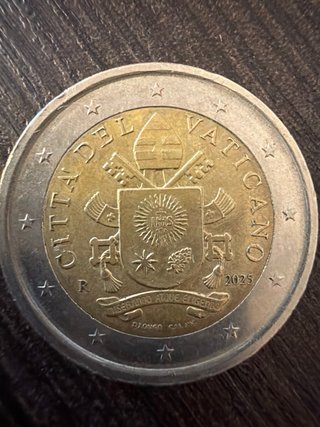 Moneda 2 Euros Vaticano 2025