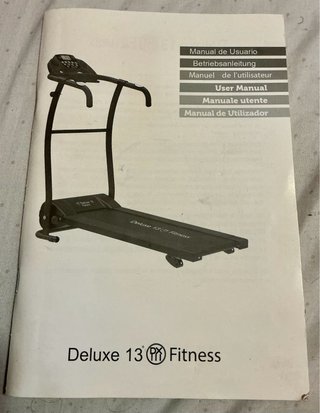 Cinta de andar Deluxe 13 Fitness