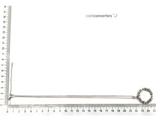 gargantilla plata 925mm con piedra con circonita 22cm