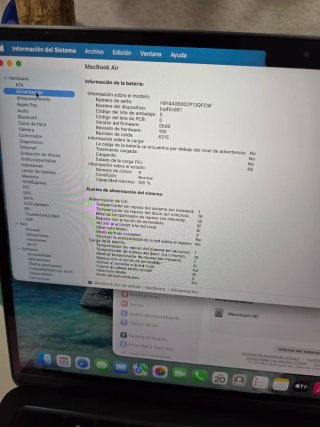 MacBook Air 13 M3 16/256GB NUEVO