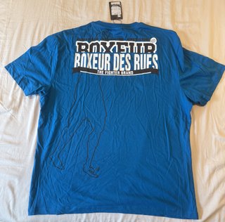 Camiseta Boxeur des Rues XXL Azul Nueva