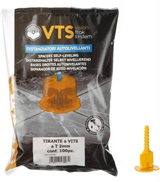Separadores Autonivelantes VTS 2mm (100 uds)