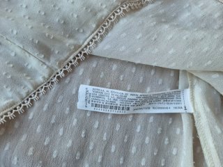 Blusa Zara Woman Encaje Blanco