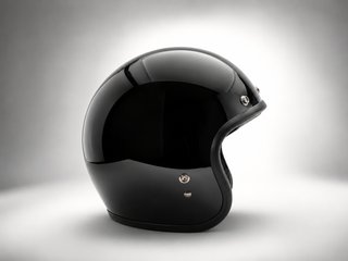 Casco BELL Custom 500 Negro Brillante Nuevo