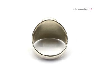 sello plata 925mm con piedra con cuarzo