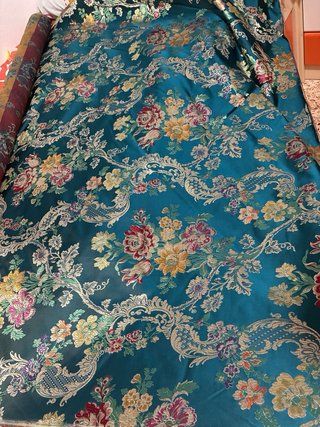 Tela fallera adulta bordada floral