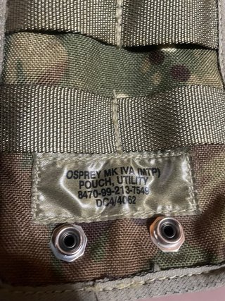 X2 Osprey MK4 MTP utility pouches