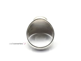 sello plata 925mm con piedra con cuarzo