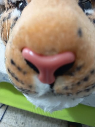 Alfombra de leopardo de peluche