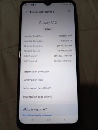 Samsung Galaxy A12 64GB Negro