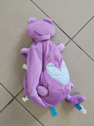 Mochila Happy House Morada y Azul